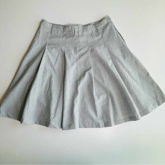 We the Free Free People Pleaded Skirt Gray Size 2 New - Picture 4 of 8